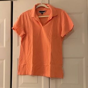 Karen Scott Coral Button Down Shirt